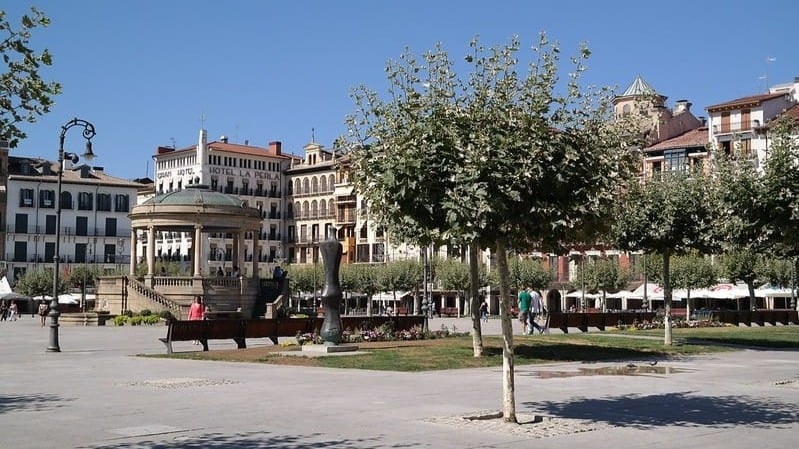 La Plaza del Castillo es el centro neurálgico de Pamplona. Foto: Flickr.