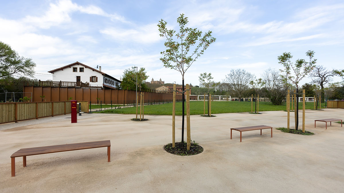 El nuevo parque Camino de Santiago de Pamplona. AYUNTAMIENTO DE PAMPLONA