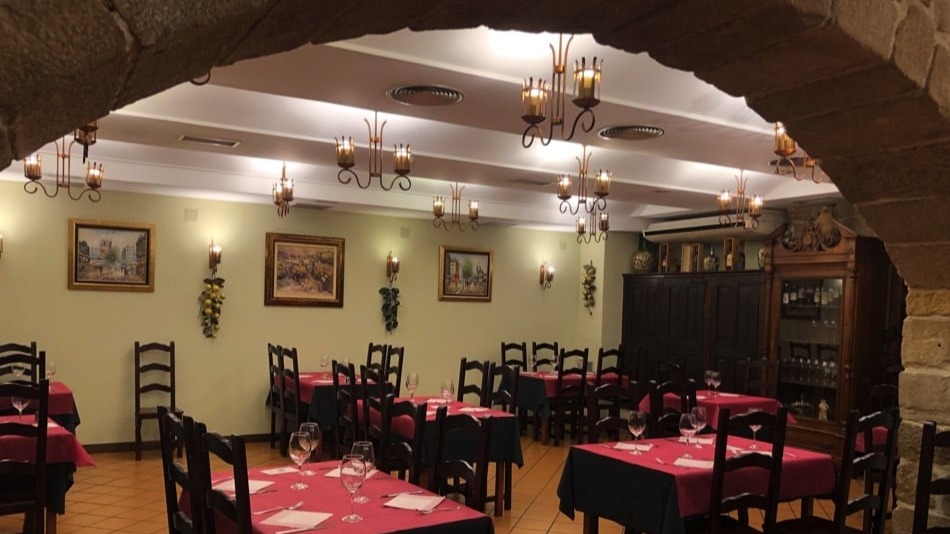 Interior del restaurante Casa del Reboste de Olite. Foto: Casa del Preboste.