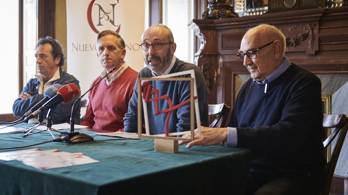 El Nuevo Casino Principal presenta la 'Escalera (cultural) de San Fermín', que llevará a cabo en mayo y junio. PABLO LASAOSA