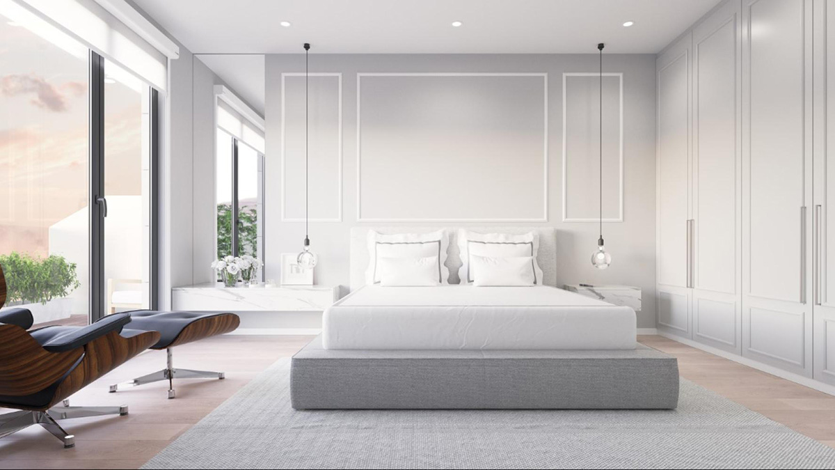 El nuevo edificio del Paseo Sarasate de Pamplona que pone a la venta 33 viviendas. AMENABAR