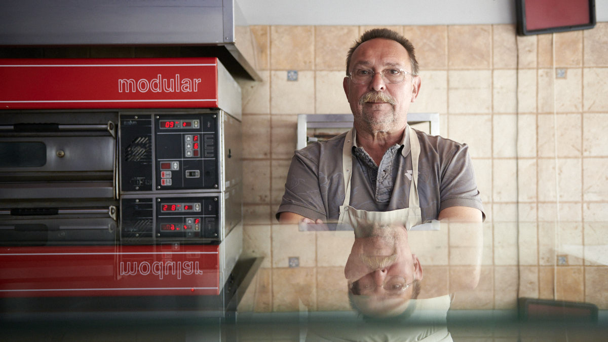 Mario Parladori, fundador de VeronaPizza. IRANZU LARRASOAÑA