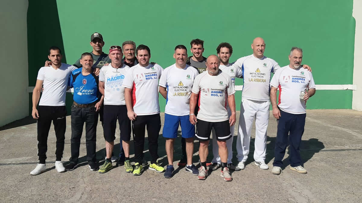 Participantes del día de la pelota en Cadreita. CEDIDA