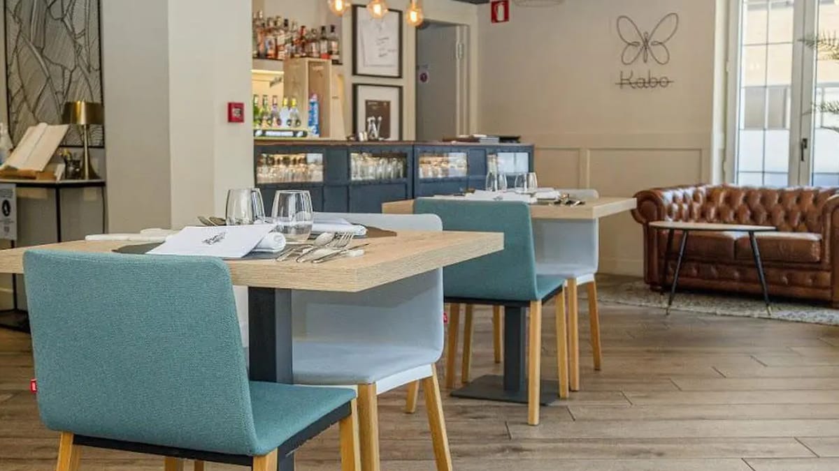 Interior del restaurante Kabo de Pamplona, ideal para comer en San Fermín. Foto: Restaurante Kabo.