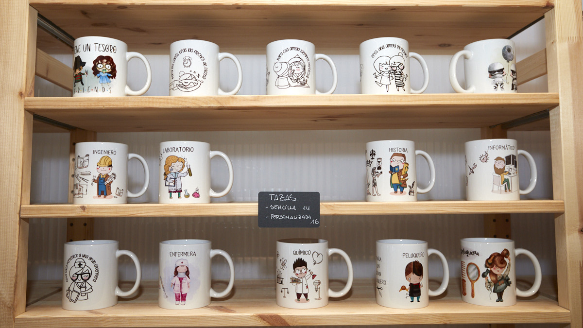 Tienda de galletas 'The Cookie Show' en la calle Francisco Bergamin de Pamplona. IÑIGO ALZUGARAY