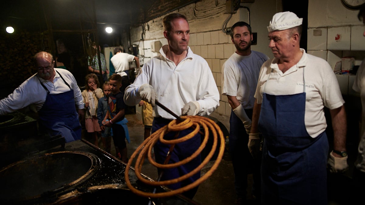 La churerría La Mañueta abre por primera vez en 2022 previo a San Fermín. PABLO LASAOSA