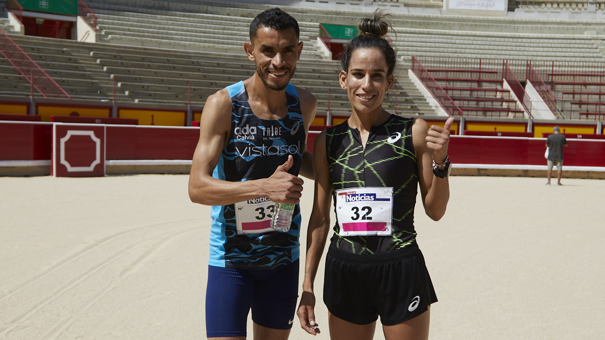 Carrera del Encierro organizada por la peña La Jarana de Pamplona. IÑIGO ALZUGARAY