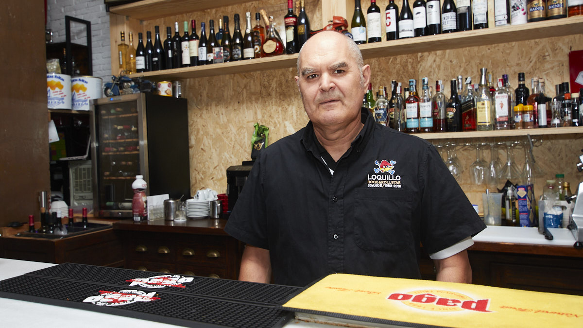 Bar Besos Robados, en la calle Navarro Villoslada 14 de Pamplona. IÑIGO ALZUGARAY