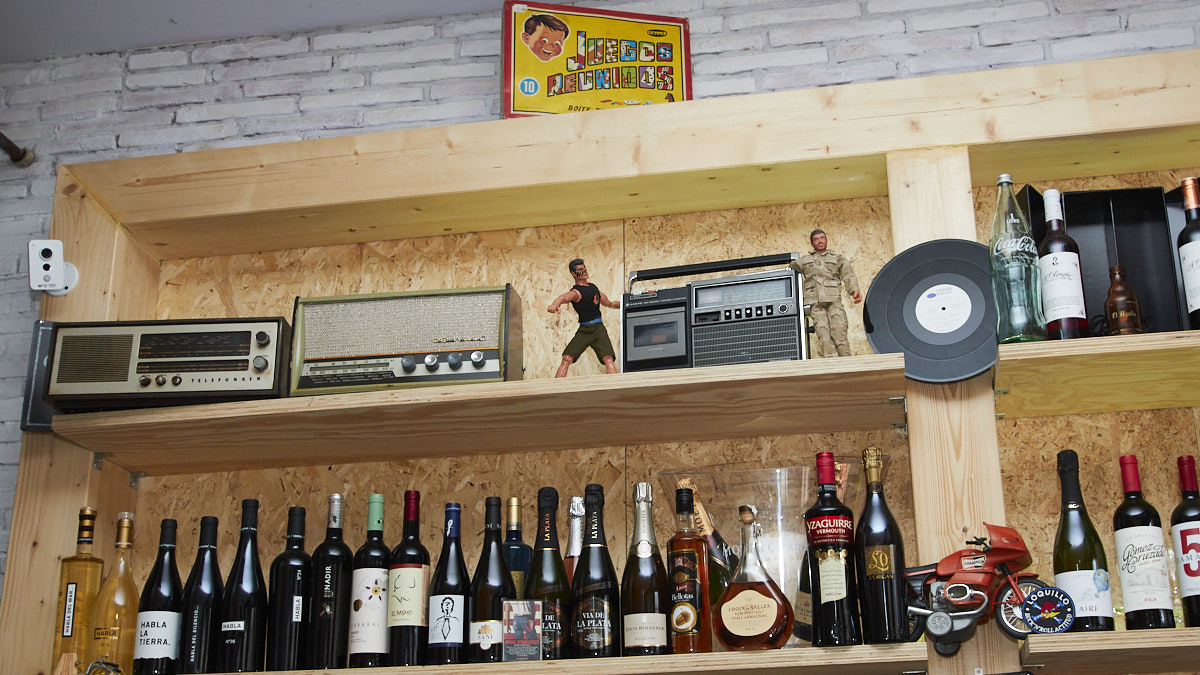 Bar Besos Robados, en la calle Navarro Villoslada 14 de Pamplona. IÑIGO ALZUGARAY