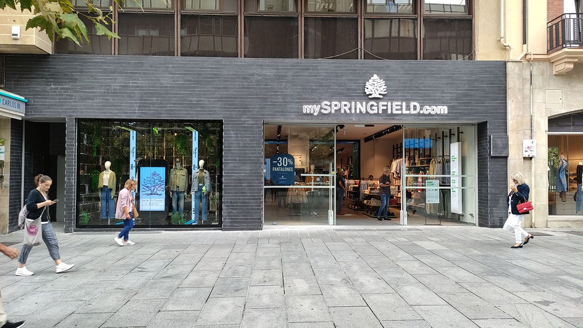 La reforma de la tienda de Springfield en Pamplona. NAVARRA.COM