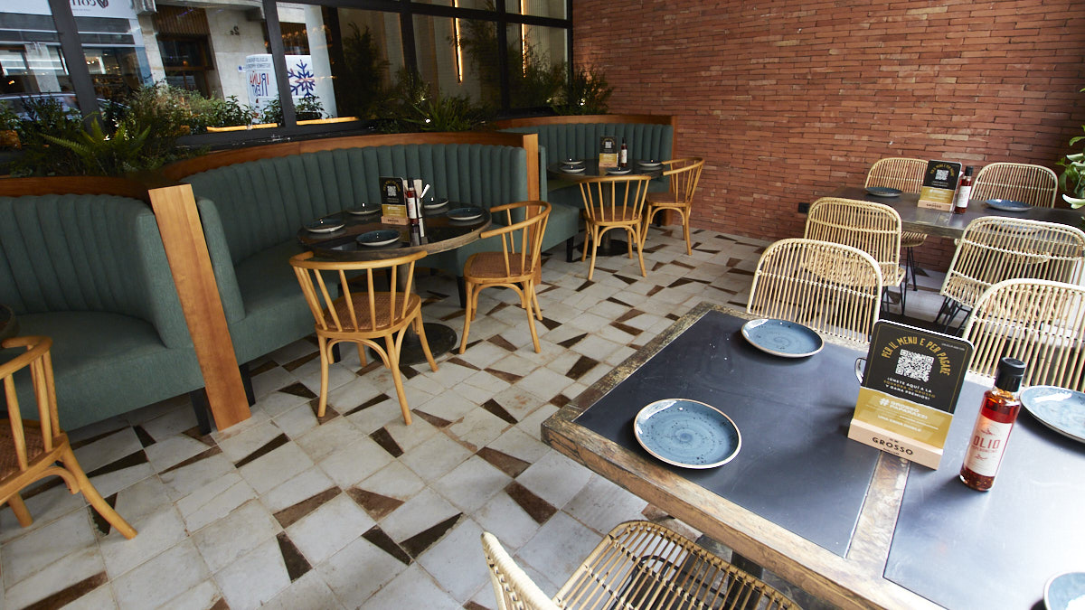 Grosso Napoletano, nueva pizzería en la calle Amaya de Pamplona. IÑIGO ALZUGARAY