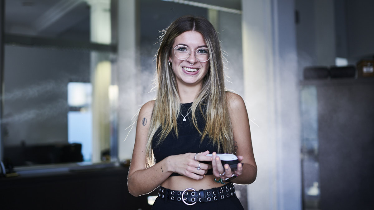 Peluquería Ainhoa Iribarren en la calle Castillo de Maya 24. PABLO LASAOSA