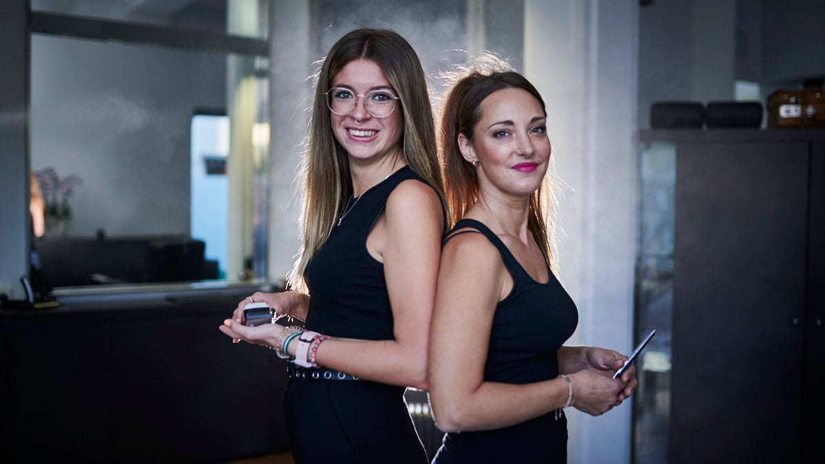 Peluquería Ainhoa Iribarren en la calle Castillo de Maya 24. PABLO LASAOSA