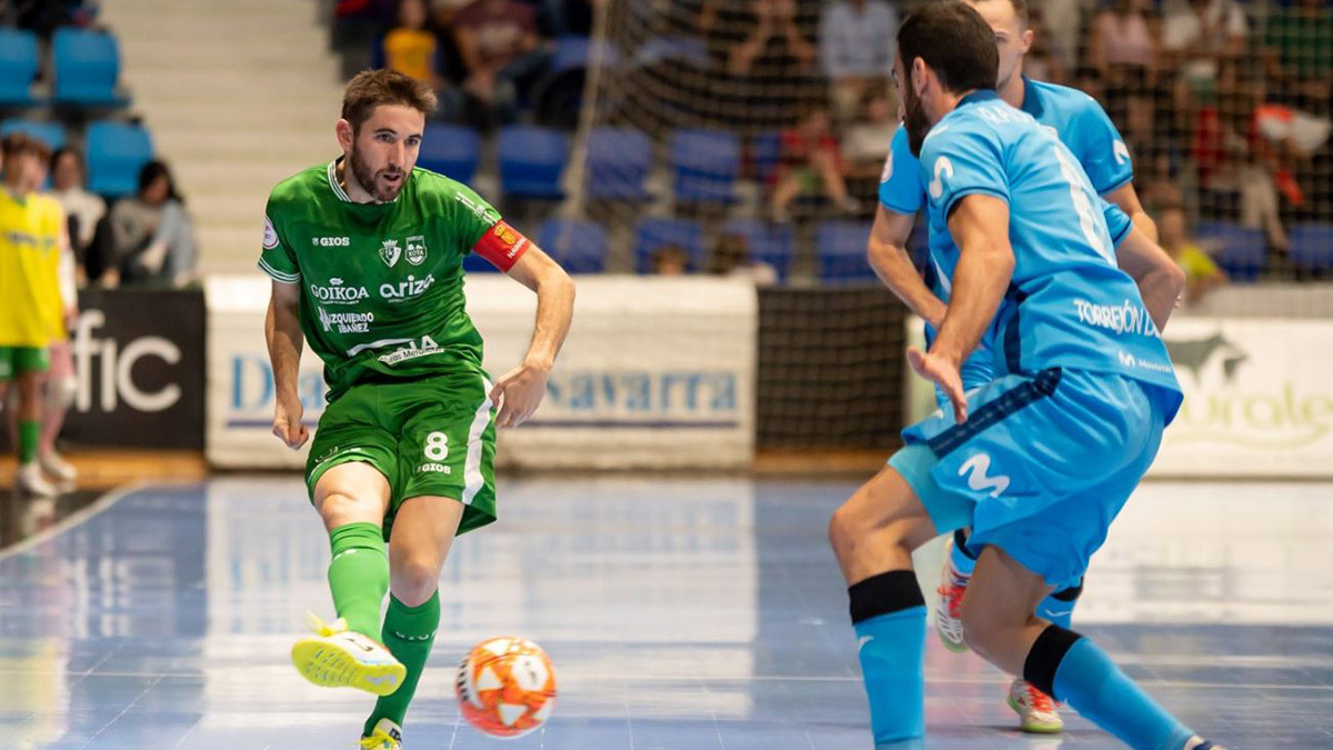 Partido Osasuna Xota - Inter Movistar en el pabellón. Anaitasuna. @CDXOTA