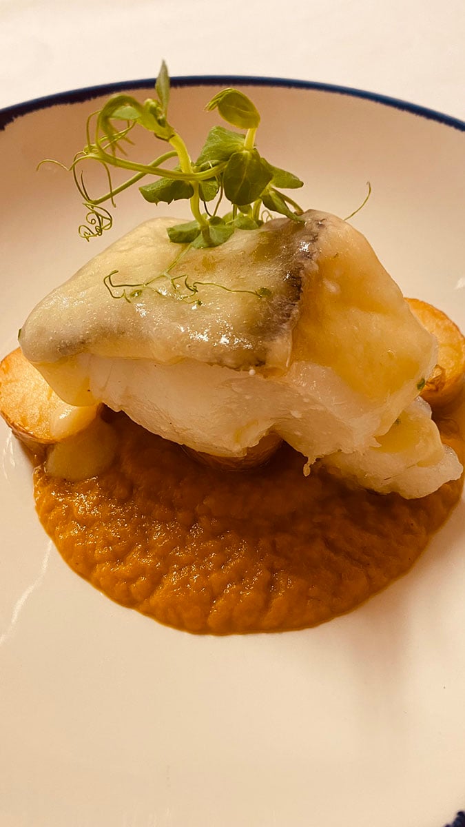 Plato de La Capilla en el Hotel Catedral. CEDIDA