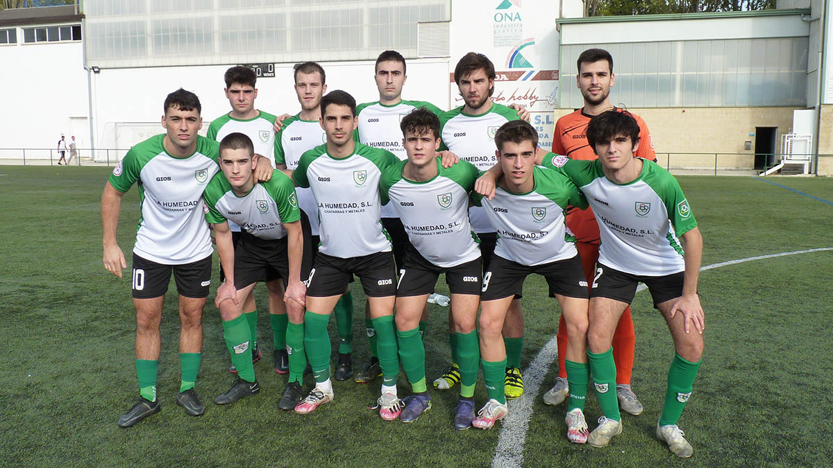Equipo titular de Oberena ante el Subiza. Navarra.com