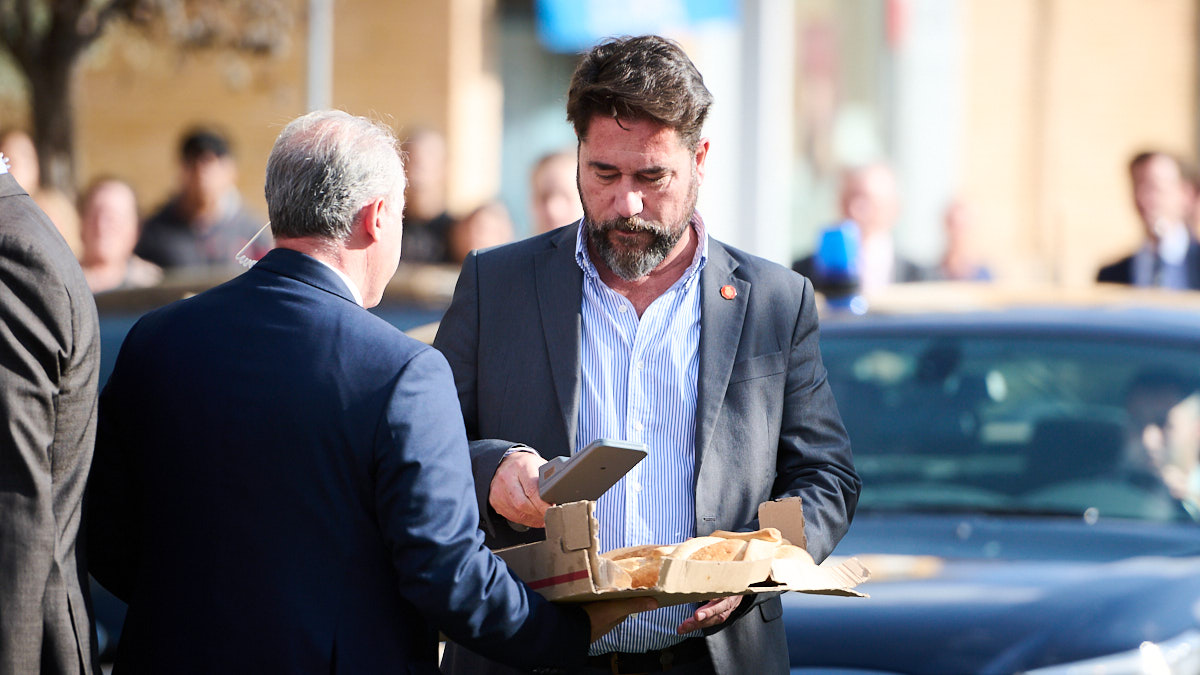 La Reina Letizia visita Tudela con motivo del Festival de Cine Ópera Prima. PABLO LASAOSA