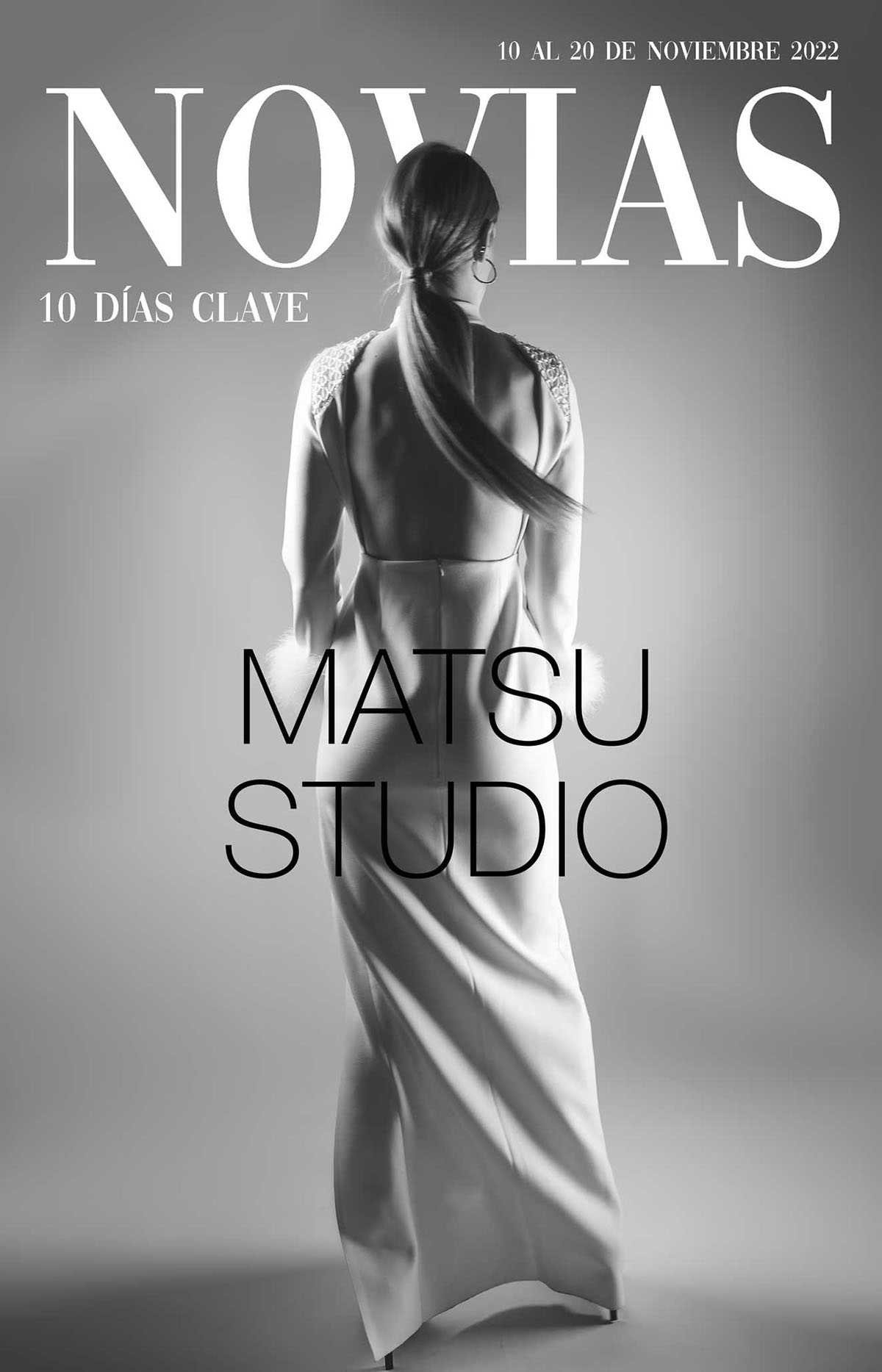 Cartel presentación de Matsu Studio sobre los 10 días clave para novias. CEDIDA
