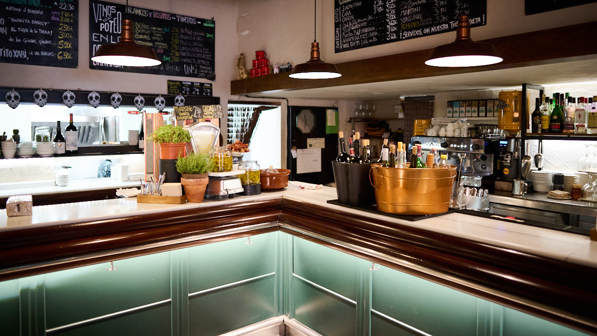 La Bankada, en la calle Castillo de Maya, 25 de Pamplona. PABLO LASAOSA