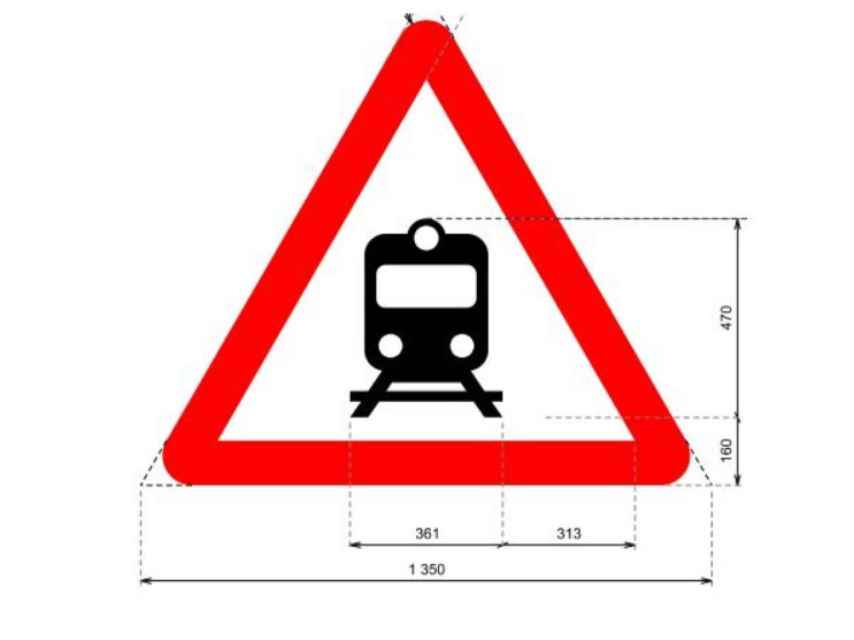 Señal P8: .  que significa peligro por la proximidad de un paso a nivel no provisto de barreras o semibarreras.