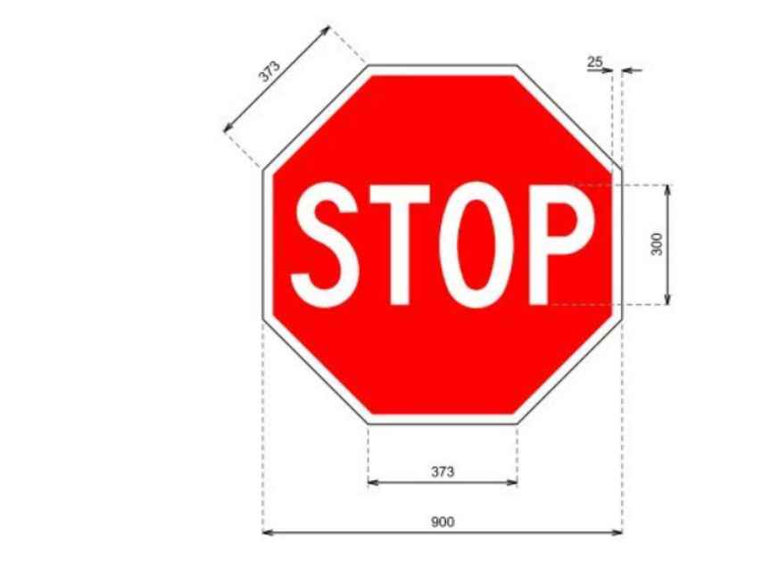 Señal R2: Obligación para todo conductor de detener su vehículo ante la próxima línea de detención.