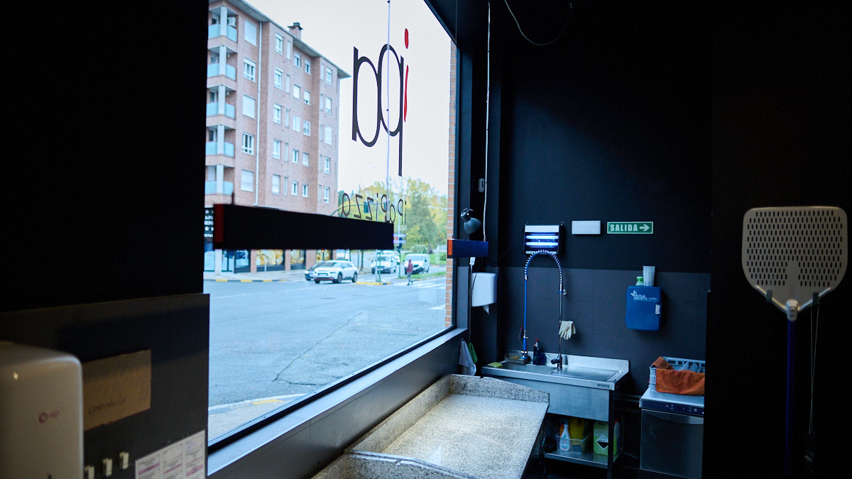 Restaurante Ipa Pizza, en la Parque de los Enamorados de Pamplona. PABLO LASAOSA