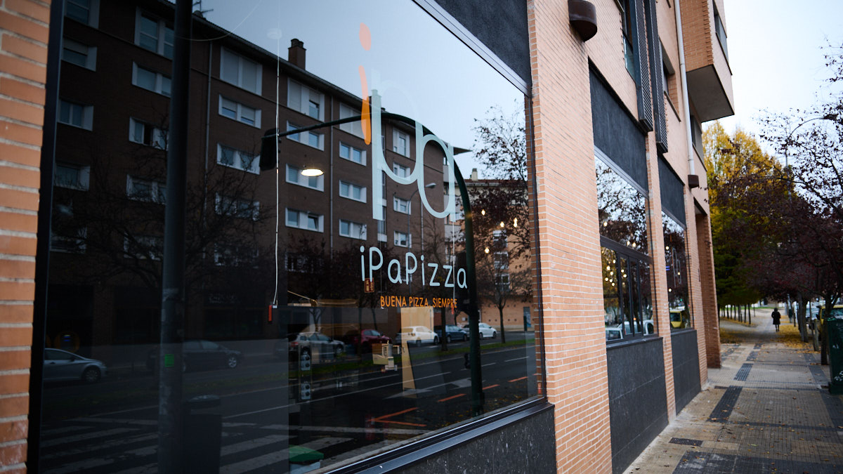 Restaurante Ipa Pizza, en la Parque de los Enamorados de Pamplona. PABLO LASAOSA