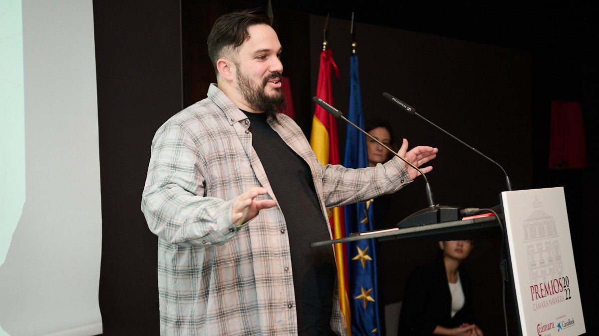 Entrega de los Premios Cámara Navarra 2022. PABLO LASAOSA