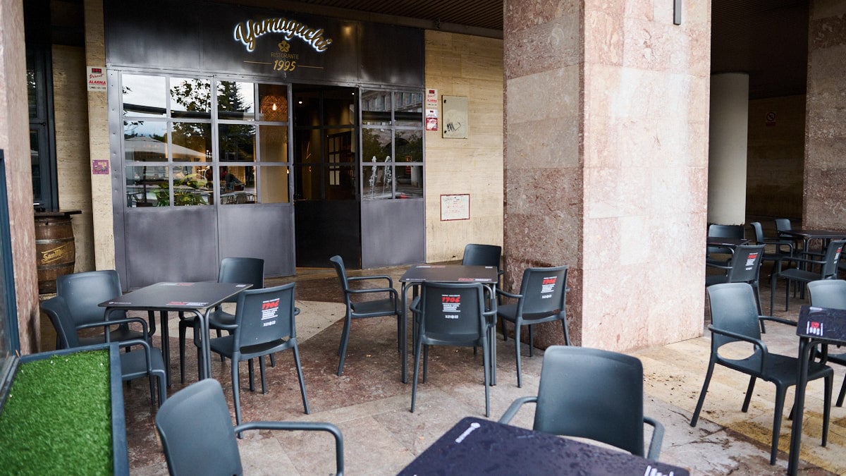 Ristorante Yamaguchi 1995, situado en la Plaza de Yamaguchi 6. PABLO LASAOSA