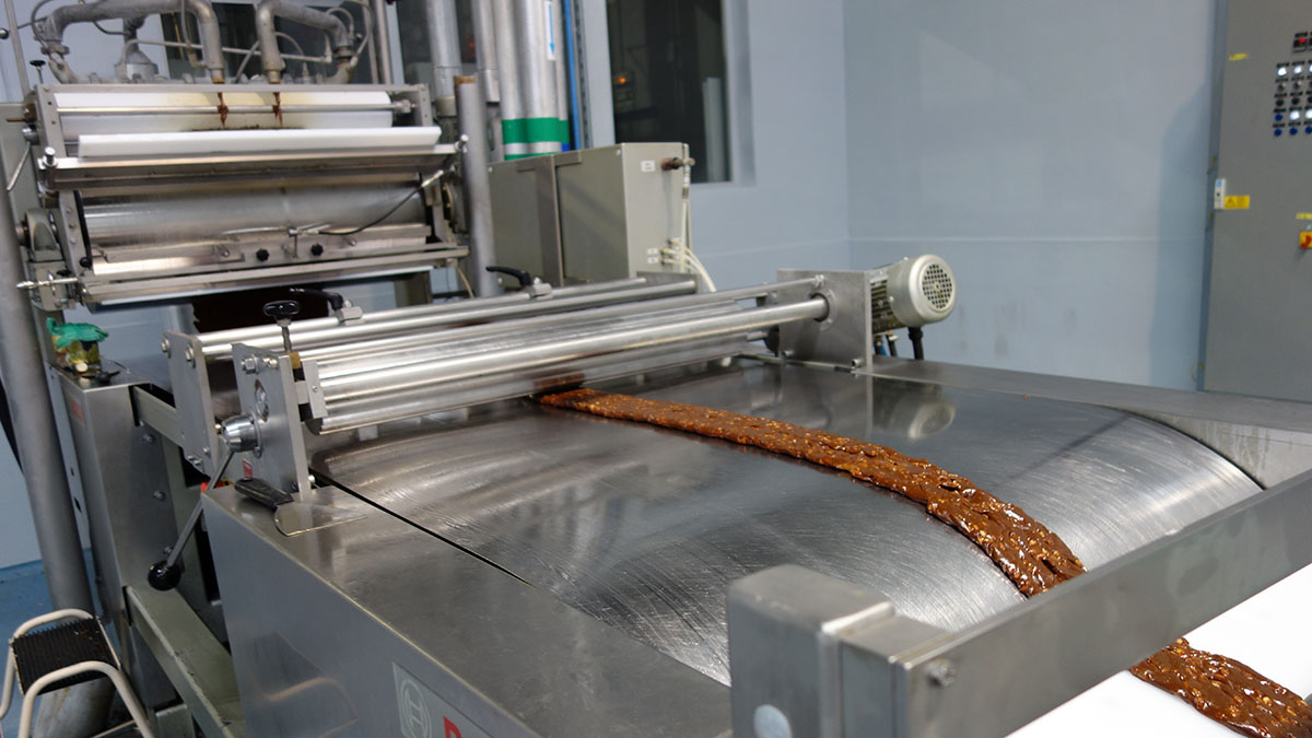 Imagen de la fábrica de caramelos El Caserío ubicada en Tafalla. CEDIDA