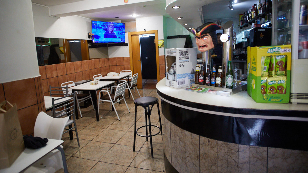 Bar Kiliki, en la calle Abejeras 6 de Pamplona. IÑIGO ALZUGARAY