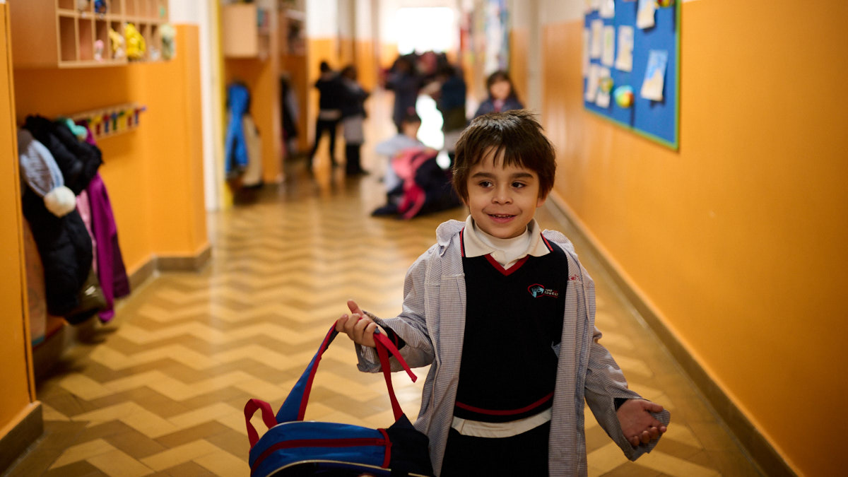 Colegio Esclavas del Sagrado Corazón de Pamplona, en la avenida de Villava número 6. PABLO LASAOSA