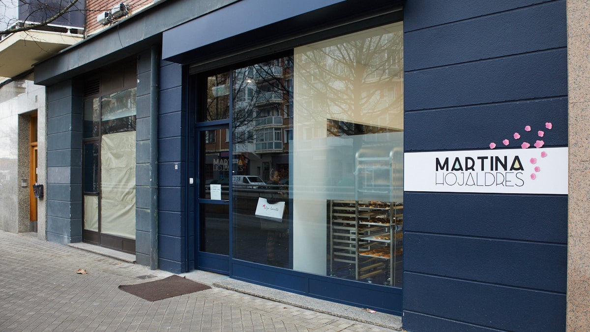 'Hojaldres Martina', en la calle Erletokieta 7 de Pamplona. IÑIGO ALZUGARAY