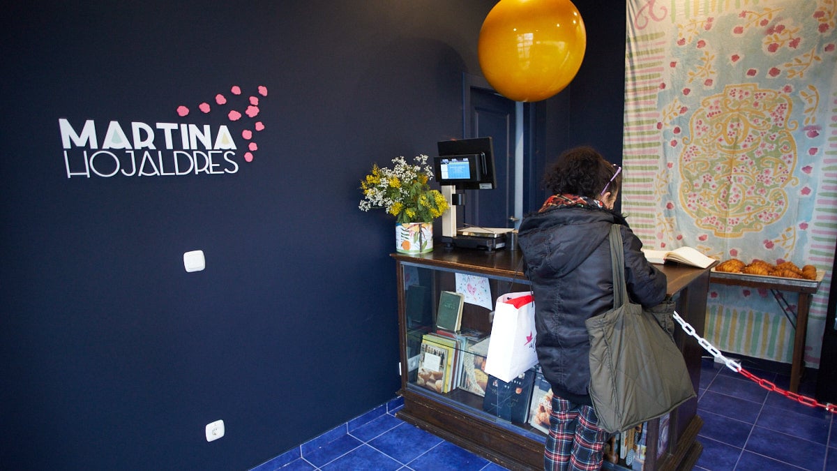 'Hojaldres Martina', en la calle Erletokieta 7 de Pamplona. IÑIGO ALZUGARAY