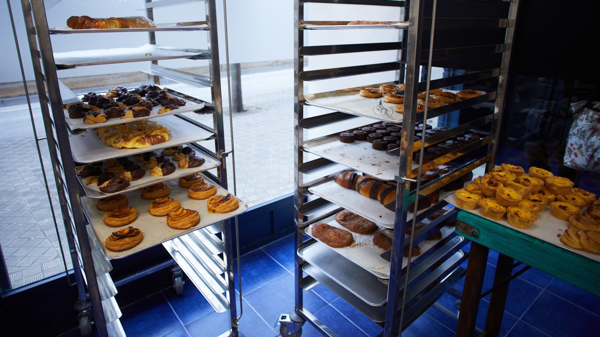 'Hojaldres Martina', en la calle Erletokieta 7 de Pamplona. IÑIGO ALZUGARAY