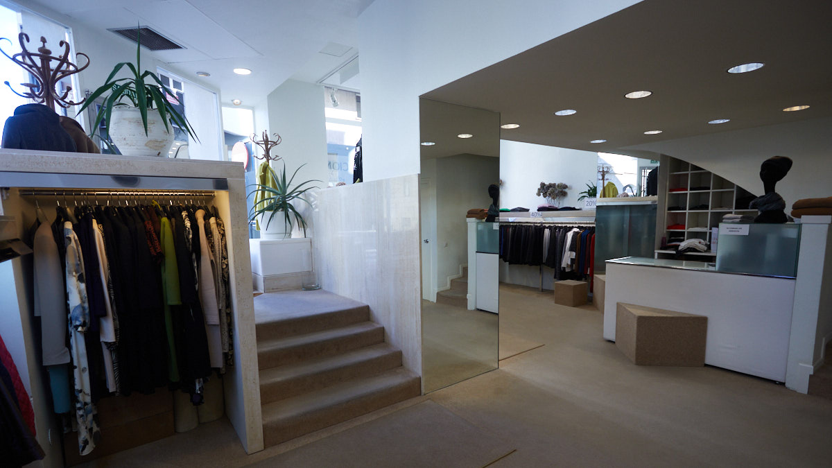 Tienda Boutique Beatriz, en la calle Navarro Villoslada 3 de Pamplona. IÑIGO ALZUGARAY