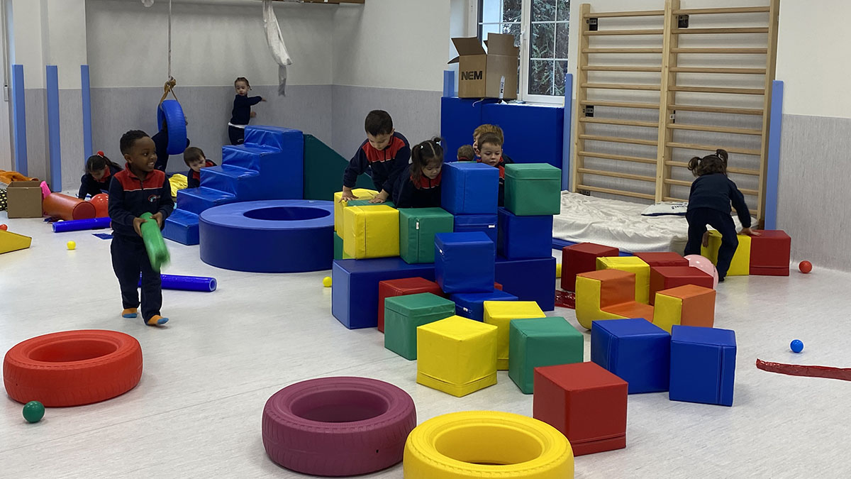 Sala de psicomotricidad del Colegio Esclavas del Sagrado Corazón. CEDIDA
