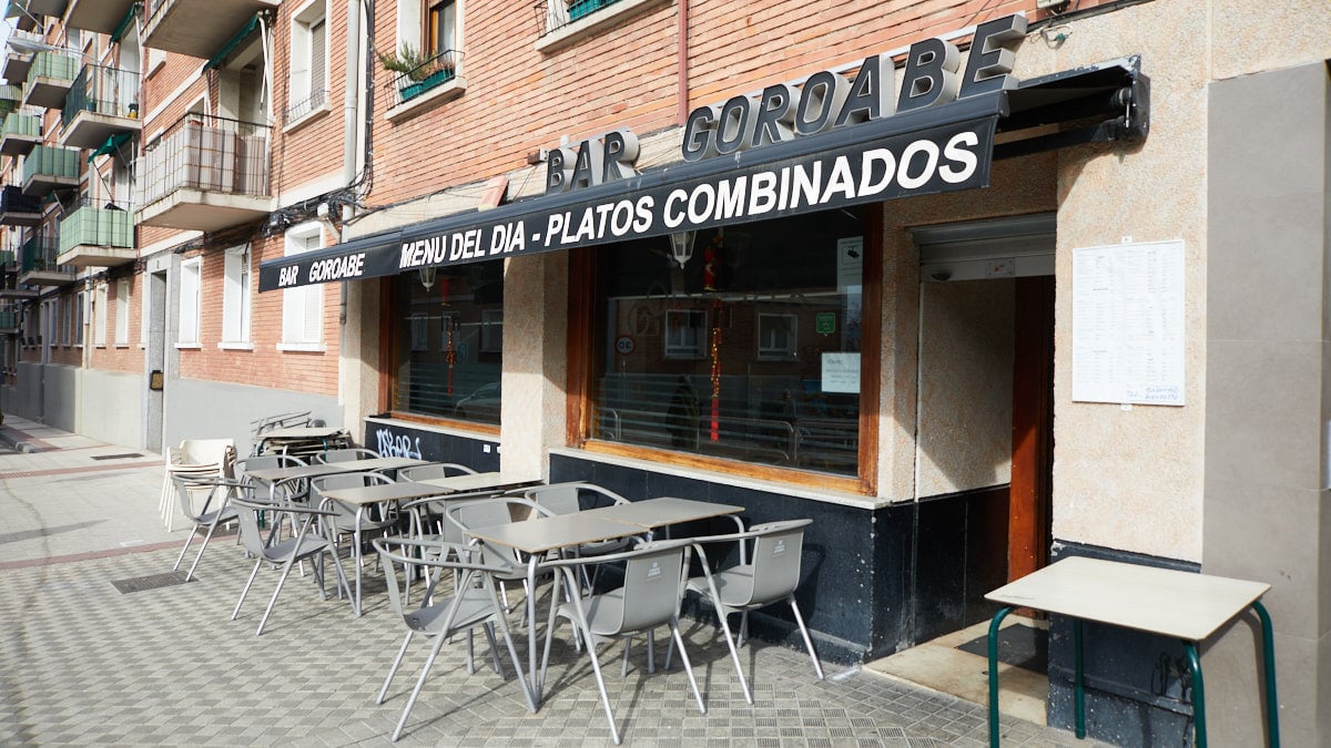 Bar Goroabe en la calle Goroabe 2 de Pamplona. IÑIGO ALZUGARAY