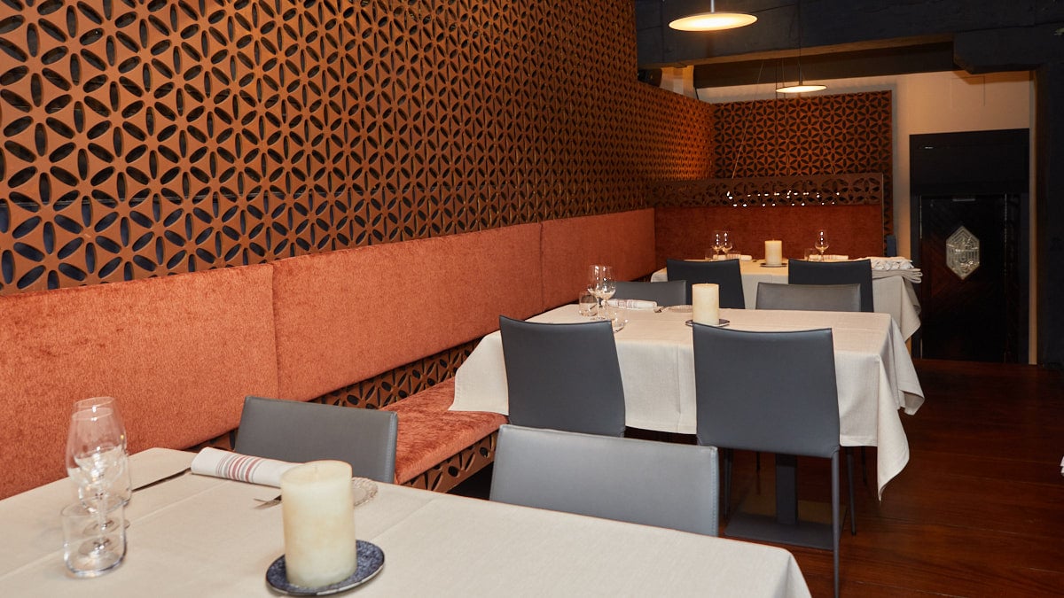 Restaurante Aróstegui, en la calle Juan de Labrit número 19 de Pamplona. IÑIGO ALZUGARAY