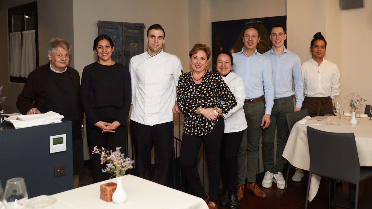 Restaurante Aróstegui, en la calle Juan de Labrit número 19 de Pamplona. IÑIGO ALZUGARAY