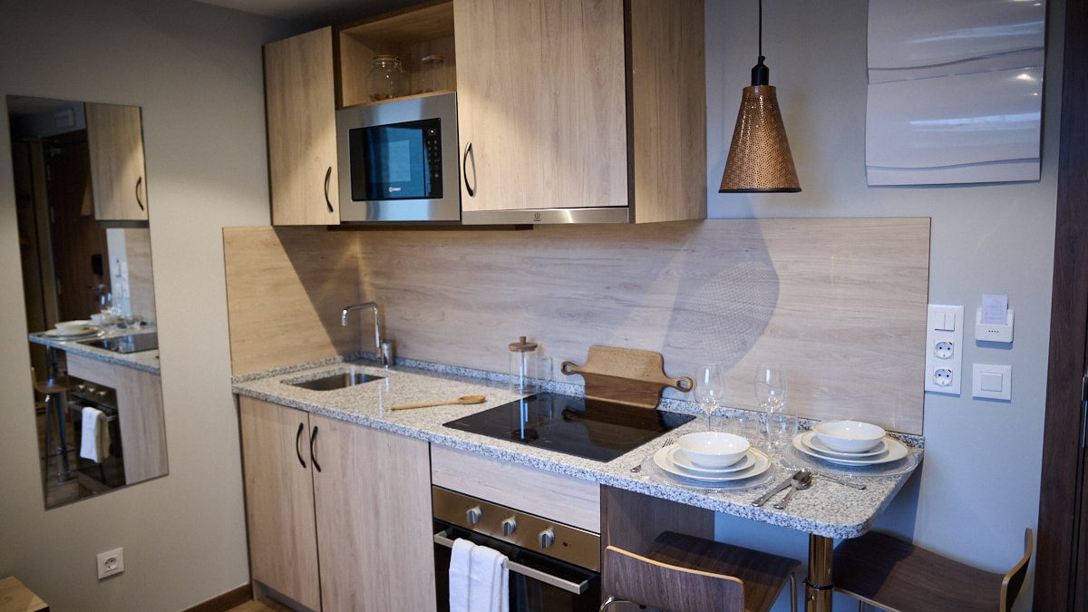 Residencia de estudiantes Livensa Living en la calle Valle de Salazar 2 de Pamplona. PABLO LASAOSA