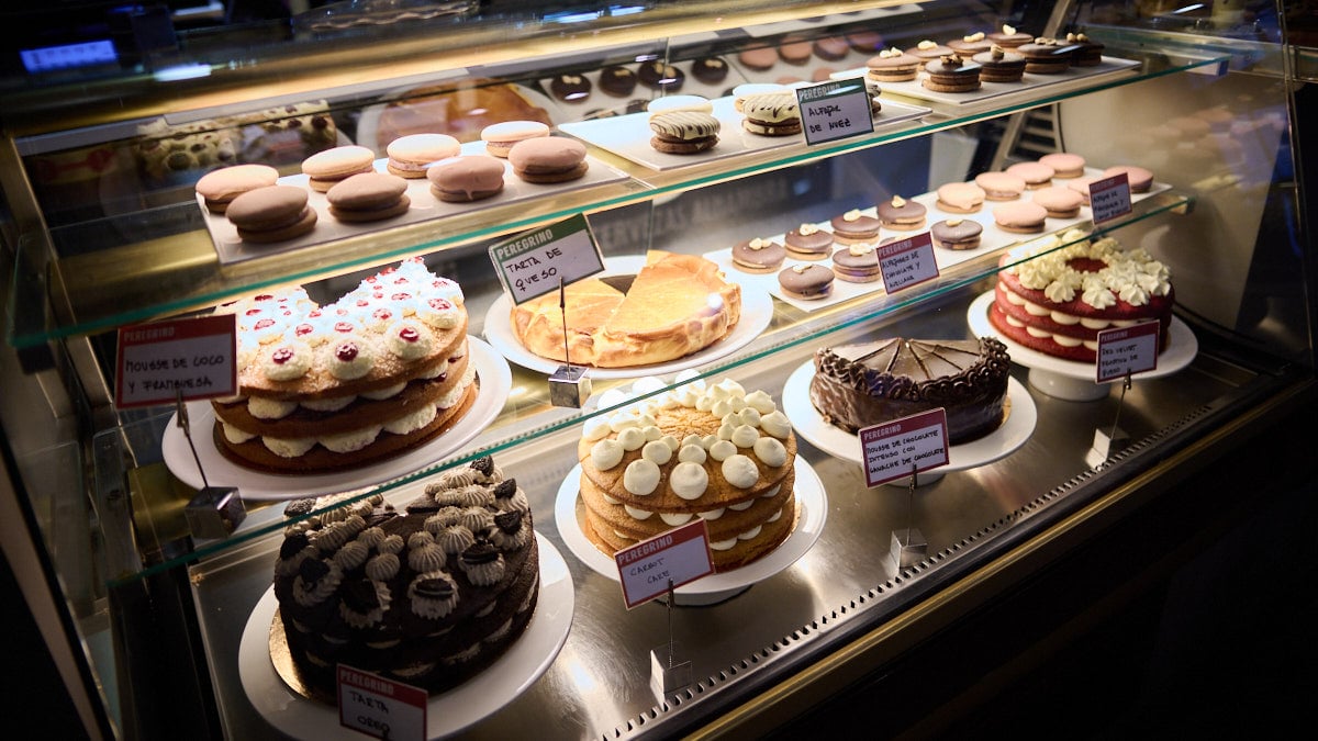 Café Peregrino, cafetería de la plaza del Consejo 3 del Casco Viejo de Pamplona. PABLO LASAOSA