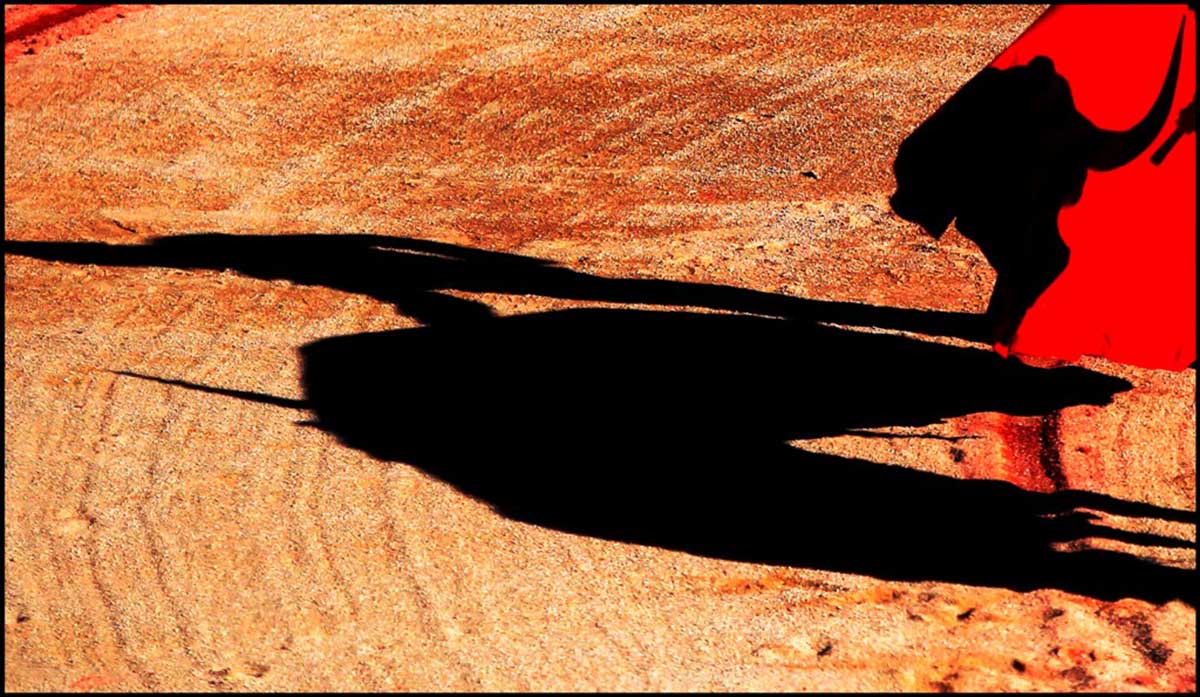 Javier Sesma juega con las sombras en sus fotos taurinas (Foto Javier Sesma. Cortesía del autor)