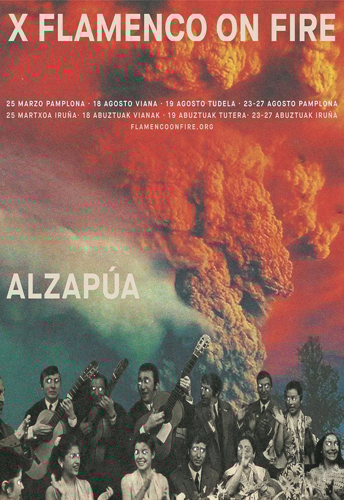 Cartel del Festival Flamenco On Fire 2023. CEDIDA