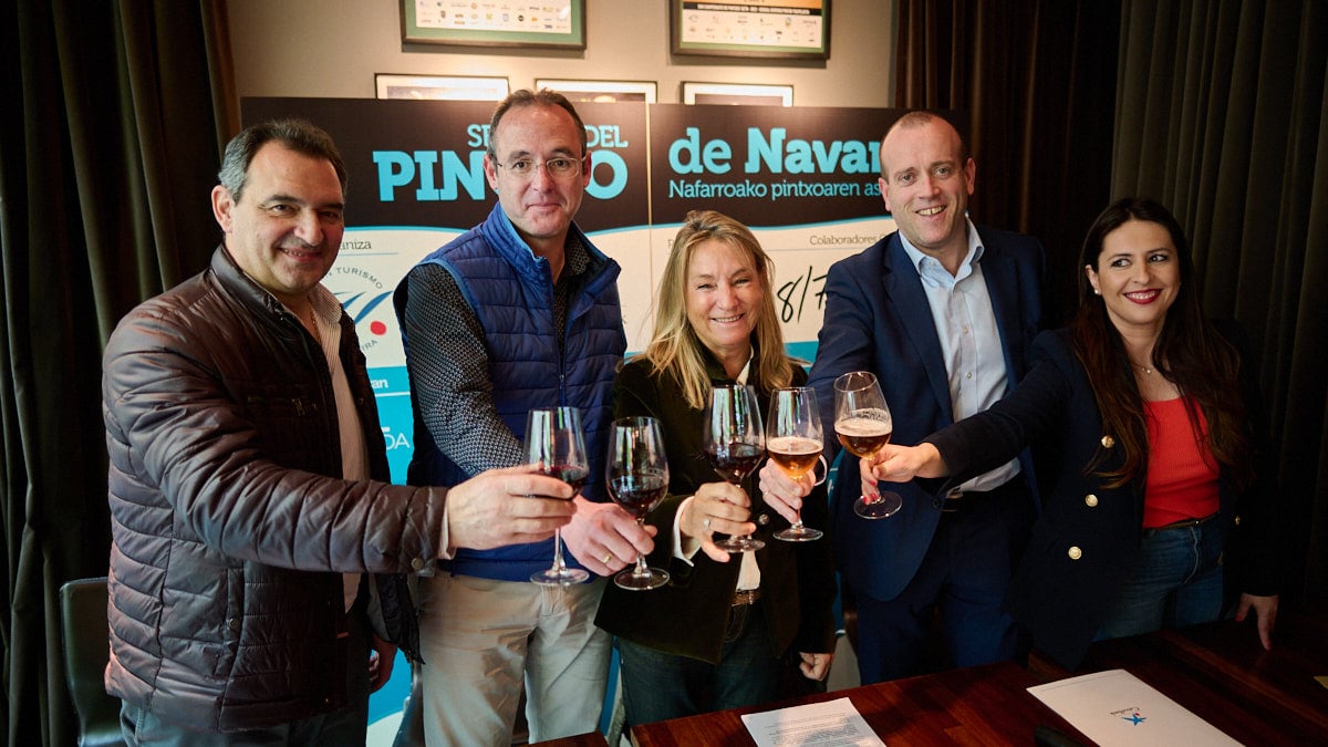 Presentación de la XXIII Semana del Pincho de Navarra 2023. PABLO LASAOSA