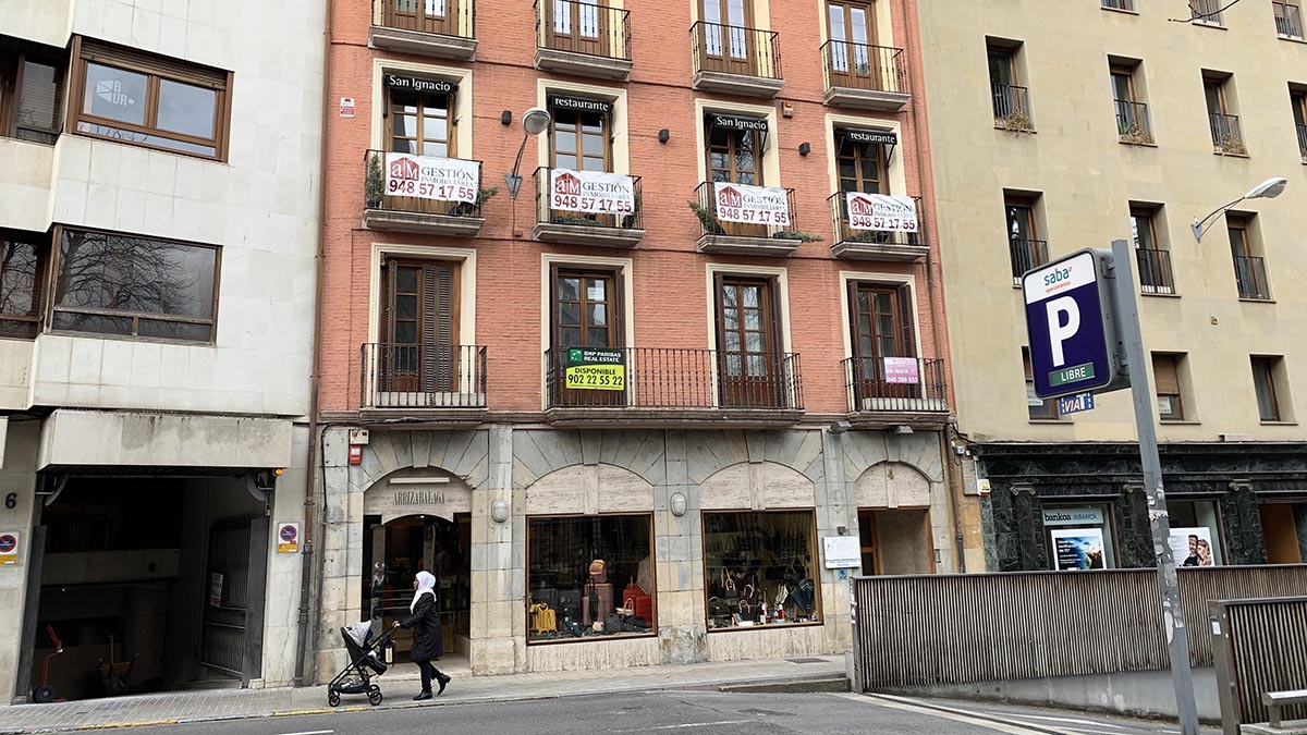 Fachada del restaurante San Ignacio en Pamplona. Navarra.com