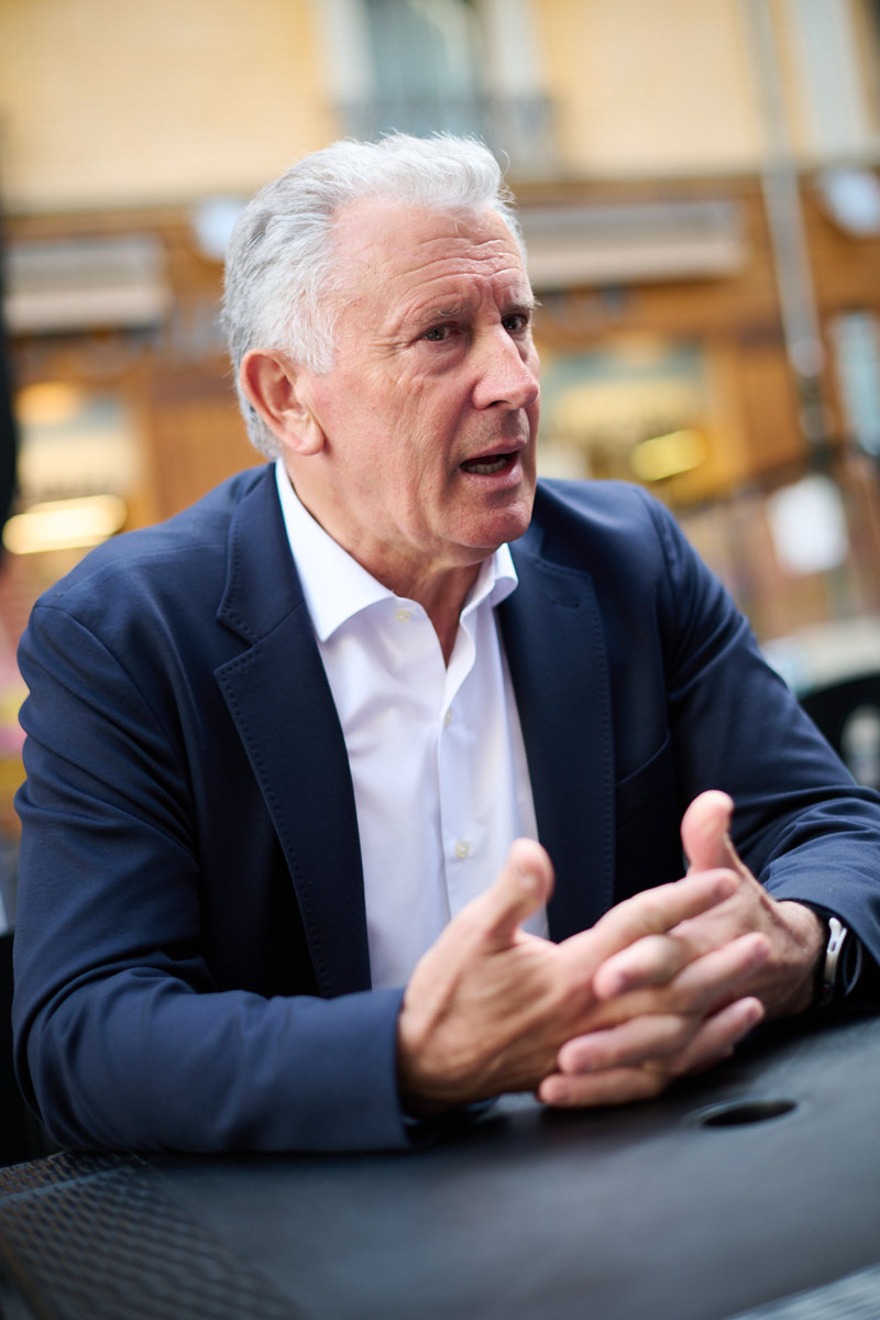 Jesús Bariain, portavoz y jefe de prensa de Policía Municipal de Pamplona. PABLO LASAOSA