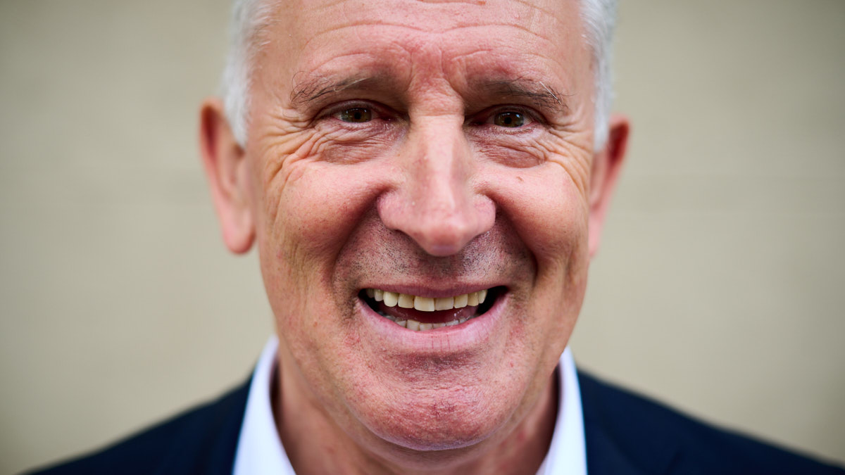 Jesús Bariain, portavoz y jefe de prensa de Policía Municipal de Pamplona. PABLO LASAOSA