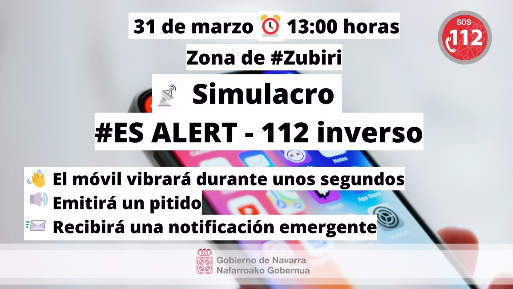 Cartel anunciador de la prueba - SOS NAVARRA