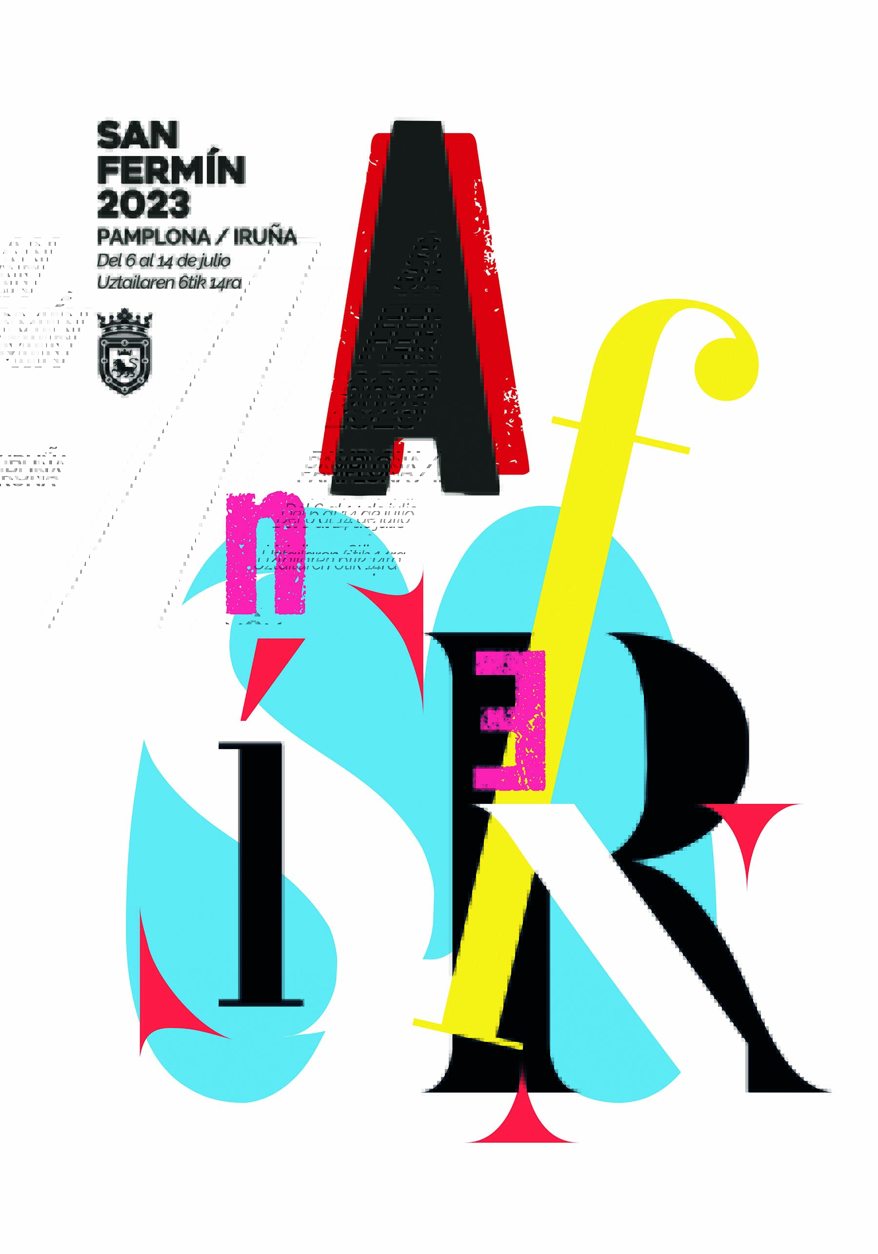 Cartel de San Fermín nº 10 - Tipazo